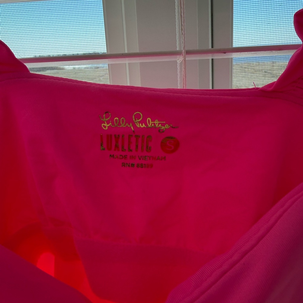 Hot Pink Lilly Pulitzer Tank Top - Picture 3 of 4